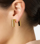 Elisabetta Franchi Strass Earrings