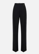 Pantalone In Tessuto Crepe Elisabetta Franchi