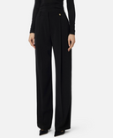 Pantalone In Tessuto Crepe Elisabetta Franchi