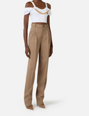 Elisabetta Franchi Gabardine Trousers