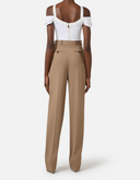 Elisabetta Franchi Gabardine Trousers
