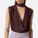 Elisabetta Franchi Georgette Top