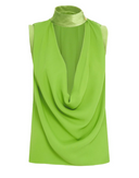 Elisabetta Franchi Georgette Top