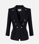 Elisabetta Franchi Jacket With Raw Cut Patterns