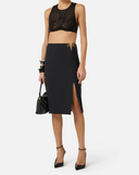 Elisabetta Franchi Logo Detail Skirt