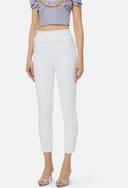 Elisabetta Franchi Double Stretch Crepe Trousers