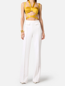 Pantaloni Elisabetta Franchi Con Logo Ricamato