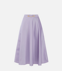 Elisabetta Franchi Logo Duchesse Skirt