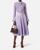 Elisabetta Franchi Logo Duchesse Skirt