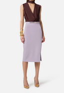 Elisabetta Franchi Skirt With Jewel Plaque
