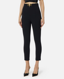Elisabetta Franchi Logo Details Trousers