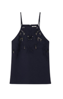 Twin Set Top With Embroidery