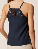 Twin Set Top With Embroidery