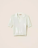 Twin Set Polo Shirt With Sequins