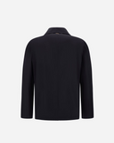 Herno Pea Coat In Dean