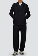 Herno Pea Coat In Dean