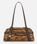 Elisabetta Franchi Tiger Print Top Handle Bag