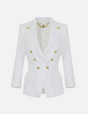 Elisabetta Franchi Jacket With Raw Cut Patterns