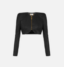 Elisabetta Franchi Ostrich Print Jacket