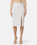 Elisabetta Franchi Logo Detail Skirt