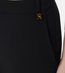 Elisabetta Franchi Logo Charm Pants