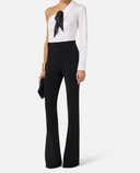 Elisabetta Franchi Logo Charm Pants