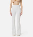 Elisabetta Franchi Logo Charm Pants