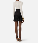 Elisabetta Franchi Linen Blend Skirt