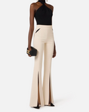 Elisabetta Franchi Trousers With Cut Outs And Slits