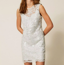 Twin Set Mini Dress With Paillettes