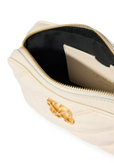 Bolso para cámara acolchado en blanco roto S