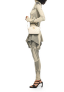 Bolso para cámara acolchado en blanco roto S