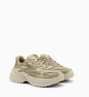 Emporio Armani Mesh And Suede Sneakers