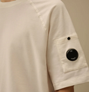 T-shirt in cotone felpato C.P.Company