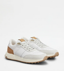 Tod's Sneakers In Pelle E Tessuto Tecnico