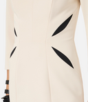 Miniabito Elisabetta Franchi con cut out bicolore