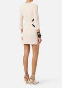 Miniabito Elisabetta Franchi con cut out bicolore