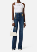 Elisabetta Franchi Top With Ruffle