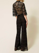 Pantaloni Twin Set in pizzo macramè
