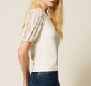 Maglia Twin Set in pizzo