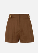Shorts Elisabetta Franchi in Misto Lino