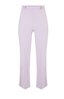 Pantaloni con charm logo Elisabetta Franchi