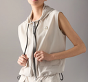 Moose Knuckles verhoogd vest met capuchon