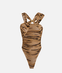 Body Elisabetta Franchi Con Stampa Tigre