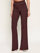 Pantaloni Elisabetta Franchi Con Logo Ricamato