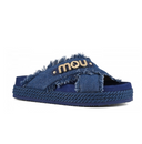 Mou Criss Cross Sandal Denim