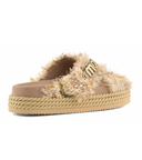 Mou Criss Cross Rope Sandal Rafia