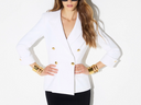 Elisabetta Franchi Double Crepe Stretch Blazer