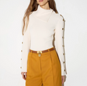 Jersey con botones joya de Elisabetta Franchi