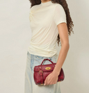 Mulberry Mini Alexa gewachster Schlangendruck